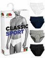 2er Pack Fruit of the Loom Classic Sport Brief Herren Slip Unterwäsche