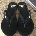 Adidas Zehentrenner Flip Flop Gr. 38 Wie Neu! schwarz