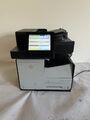 HP Officejet Enterprise Color Flow X585d Kopierer Drucker Fax Scan 4in1