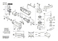 Bosch Ersatzteile für PWS Universal+ 125 Winkelschleifer