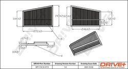 Luftfilter Dr!ve+ DP1110.10.0773 Filtereinsatz für MERCEDES KLASSE W221 W251 GL