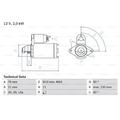 BOSCH Anlasser Starter 2kW für BMW 5er Touring X5 0 986 022 880