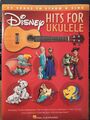 DISNEY HITS FÜR UKULELE - STANDARDNOTATION + AKKORDE - HAL - SEHR GUTER ZUSTAND