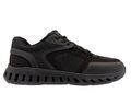 Herrenschuhe GEOX U35DYA Turnschuhe Casual Niedrig Sport Licht Luftig Schwarz