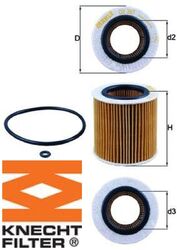 KNECHT OX387D1 Ölfilter Motorölfilter für BMW für Alpina 