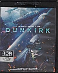 4K UltraHD + Blu-ray DUNKIRK di Christopher Nolan nuovo 2017