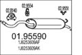 MTS 01.95590 Endschalldämpfer für SEAT VW