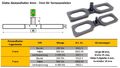 100 - 1000 PROFI Abstandhalter 4 mm - 7 mm für Terrassendielen Distanzhalter