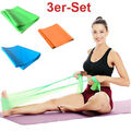 3er-Set Fitnessband Gymnastikband Widerstandsband Wie Yoga Training Fit Schlank