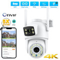 8MP HD FUNK WLAN WIFI IP NETZWERK CAMERA Outdoor AUßEN ÜBERWACHUNGSKAMERA 4K Neu