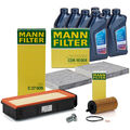 MANN Filterset 3-tlg + 7L ORIGINAL 5W30 Motoröl für BMW X3 F25 X4 F26 30/35d N57