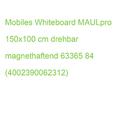 Mobiles Whiteboard pro 150x100 cm drehbar magnethaftend MAUL 63365 84 (400239006