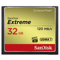 SANDISK Extreme, Compact Flash Speicherkarte, 32 GB, 120 MB/s