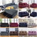 Velvet Plüsch Sofa Stretch Sofa Überwurf Sofabezug Sofahusse Für L-Form Ecksofa