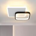 Moderne LED Acryl Quadrat Deckenlampe Deckenleuchte 3000K Warmweiß 24W