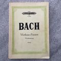 Bach Matthäus Passion Klavierauszug Edition Peters Nr 4503  gut,