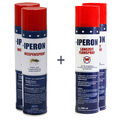 IPERON® Set mit 4 x 400 ml Langzeit Flohspray und 4 x 400 ml Wespenspray