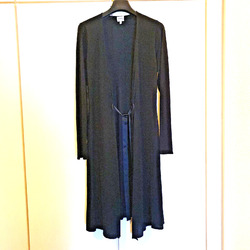 Armani Collezioni Cape mit Atlasbänder, Gr. I 44, wie neu, L ca.100 cm