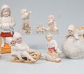 Porzellan Figuren Goebel Porzellanfabrik: Sammlung Snowbabies um 1940