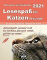 Abreißkalender Katzenfreunde 2021 von garant Verlag | Buch | Zustand sehr gut