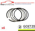 KOLBENRINGE SATZ GOETZE 08-183000-00 6PCS G STD FÜR MERCEDES-BENZ SALOON,KOMBI