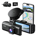 REDTIGER 4K Dashcam vorne hinten AutoKamera mit GPS WIFI G-Sensor Loop-Aufnahm