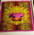 Versace for H&M Schal Tuch Seide Seidenschal Scarf Silk Medusa ca. 90 x 90 cm