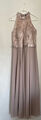 - Vera Mont - Damen Kleid mit Etikett, Abendkleid- Rose/ Taupe Gr 40, NP 219€