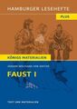 Faust I von Johann Wolfgang von Goethe (Textausgabe): Hamburger Lesehefte Plus K