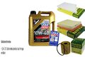 INSPEKTIONSKIT FILTER LIQUI MOLY ÖL 5L 10W-40 für Peugeot 206 CC 2D 1.6 16V