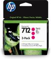 193905352876 HP 712 3x Magenta Tintenpatrone Hewlett-Packard