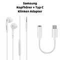 Original Samsung In-Ear Headset Für Galaxy A52s 5G Kopfhörer USBC Adapter Weiß