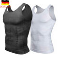 Herren Bauchweg Shirt Shapewear Unterhemd Kompression Tank Top Mieder Slim Weste