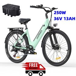 MileCity 1 26 Zoll eBike  E-fahrrad 250W E-Mountainbike 468Wh Elektrofahrrad