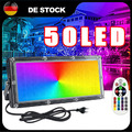 LED Fluter RGB mit Fernbedienung Stecker Flutlicht Strahler Scheinwerfer Garten