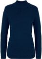 Neu Komfortabler Rollkragenpullover Gr. 36/38 Dunkelblau Damen-Pullover Sweater