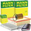 MANN FILTER FILTERSET passend für ALFA MITO 955 FIAT PUNTO 199 1.4 120-170 PS