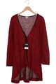 Deerberg Strickjacke Damen Cardigan Jacke Gr. M Baumwolle Rot #vhexaso