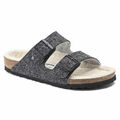 BIRKENSTOCK Arizona Wolle doubleface gray ~ 1019488 ~schmal~Filzpantoffel  ~120€