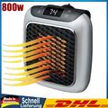 Mini-Handy Heater 800W Steckdosen Heizlüfter Elektroheizer Mobile Heizgerät NEU