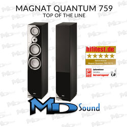 MAGNAT Quantum 759 (TOP OF THE LINE) Schwarz ++ UVP 1.299 € Stück ++