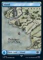 Island Full Art V.4 - Lord of the Rings - Near Mint EN - LTR 0275 - MTG Magic