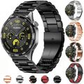 Edelstahl Metall Armband für Huawei Watch 4/4Pro 3/3Pro GT4 GT3 GT2 GT2e 46mm DE