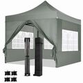 Pavillon 3x3m Faltpavillon Gartenzelt Partyzelt Stabil Faltbar Wasserdicht Zelt