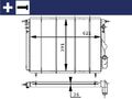 MAHLE KÜHLER MOTORKÜHLUNG WASSERKÜHLER passend für RENAULT ESPACE | CR 452 000S