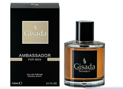 GISADA AMBASSADOR for Men Eau de Parfum Spray Neu & Ovp Herren-EdP