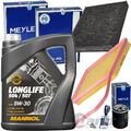 MEYLE FILTERSET+MANNOL 5W30 für 1.0+TSI SEAT IBIZA 4 SKODA FABIA 3 POLO 6R