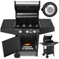 Gasgrill Grillwagen BBQ Grill Grillstation Griller Stahl 3 Brenner Juskys®