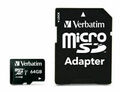 Micro Sdxc Card 64gb VERBATIM 44084 (0023942440840)