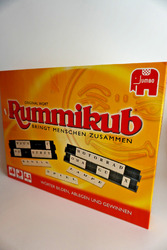 Original Wort Rummikub von Jumbo ,Familienspiel | guter Zustand Gelbe Version